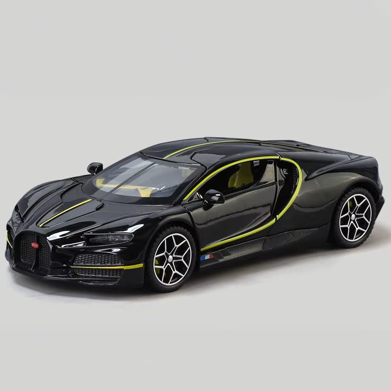 1:32 Bugatti Tourbillon V16 Supercar Alloy Metal Diecast Model Car Children'S Toys Mini GT Collection Hobbies Birthday Gifts Boy