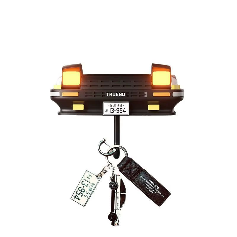 AE86 Car Creative Hook Headlight Key Storage Rack Keychain Holder for Vehicle Decoration Key Holder