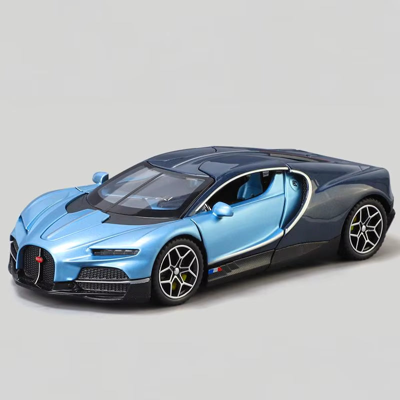 1:32 Bugatti Tourbillon V16 Supercar Alloy Metal Diecast Model Car Children'S Toys Mini GT Collection Hobbies Birthday Gifts Boy