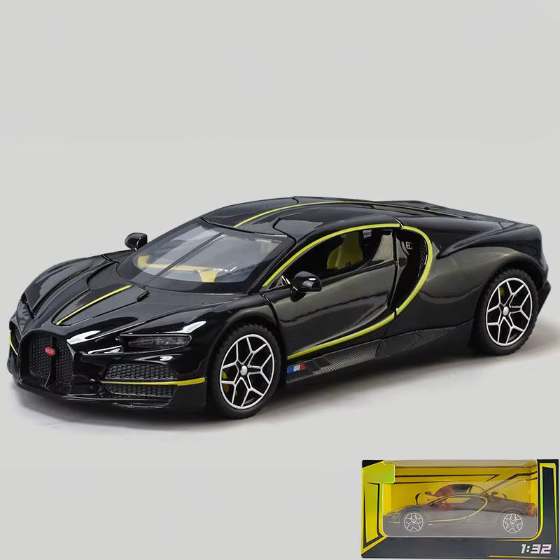 1:32 Bugatti Tourbillon V16 Supercar Alloy Metal Diecast Model Car Children'S Toys Mini GT Collection Hobbies Birthday Gifts Boy
