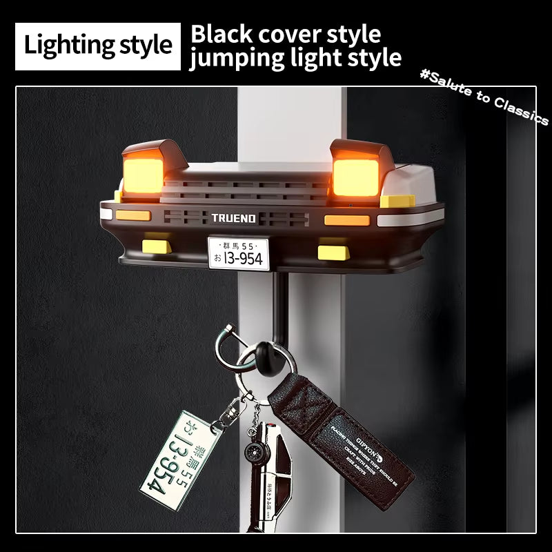 AE86 Car Creative Hook Headlight Key Storage Rack Keychain Holder for Vehicle Decoration Key Holder