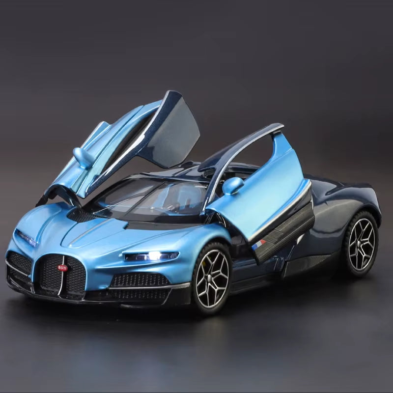 1:32 Bugatti Tourbillon V16 Supercar Alloy Metal Diecast Model Car Children'S Toys Mini GT Collection Hobbies Birthday Gifts Boy