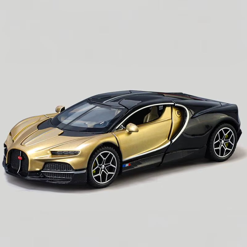 1:32 Bugatti Tourbillon V16 Supercar Alloy Metal Diecast Model Car Children'S Toys Mini GT Collection Hobbies Birthday Gifts Boy