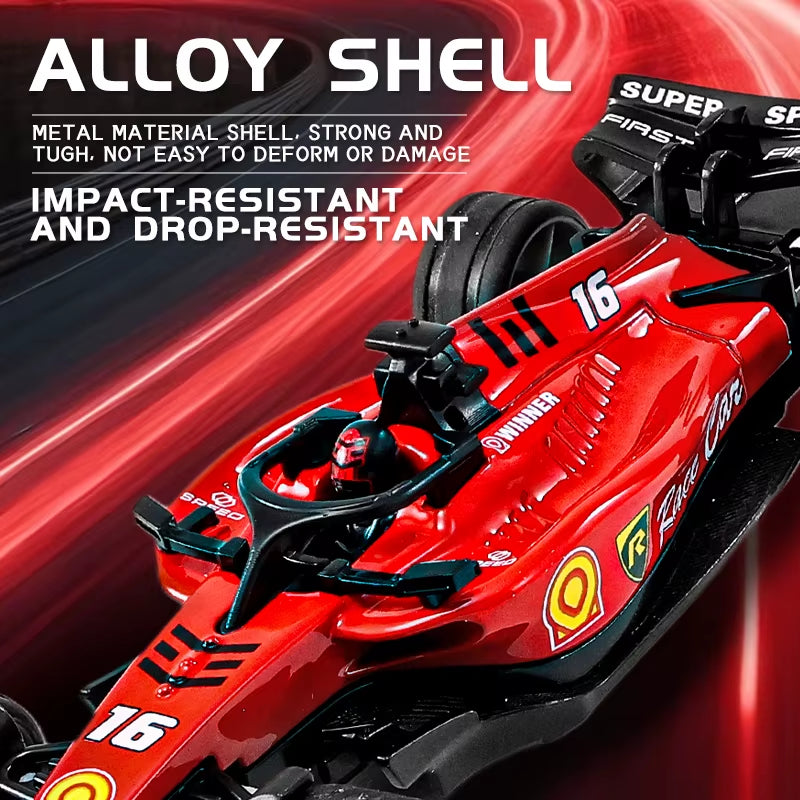 Alloy RC Car 1:43 2024 F1 Alloy Car Model Formula Racing Die Cast Toy SF24 RB20 W15 MCL38 Red Bull Mercedes New Season Boy Gift